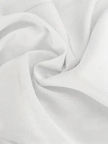 MaterniWear 2件組孕婦休閒/上班純色收腰上衣與長褲套裝，夏季 - 白色 - 查看 7
