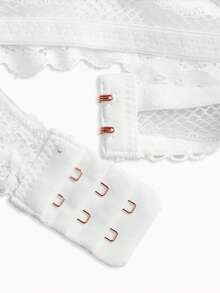 PetitDoll Women's Cherry Print Casual Everyday Bra - White - View 8