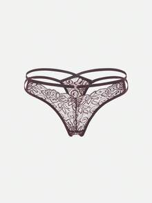 Bella Beso 5pcs/Pack Women's Sexy Lace Thong Panties - View 3