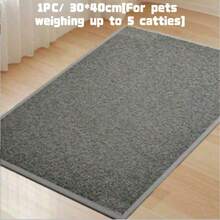 1 pièce Tapis à gratter extra large pour chat, tapis de sommeil en tapis, résistant aux griffures et anti-peluches pour protéger le canapé - Multicolore - Voir 17