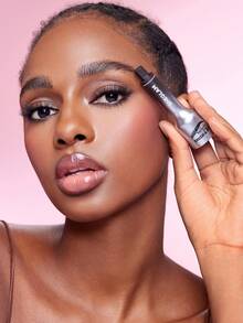 SHEGLAM Brow-Fection Angled Brush & Dip-Charcoal Hair-Like Strokes Liquid Eyeborw Eyeborw Gel Pen Easy To Color Long Lasting Quick Drying Shaping Outlining Filling Eyebrow Makeup Brow Pomade - Charcoal - View 11
