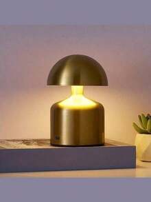 Modern Cordless Mushroom Touch Lamp, Dimmable Brightness, USB Rechargeable, Portable Adjustable Desk Lamp, Suitable For Home Decor, Bedside Or Tabletop, Perfect Holiday Gift - Multicolor - View 3