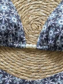 Soleia Women's Vacation Beach Floral Print Swimwear Set - Multicolor - View 5