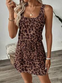 Easowa Women's Casual Printed Short Dress, Suitable For Spring And Summer - Multicolor - View 4
