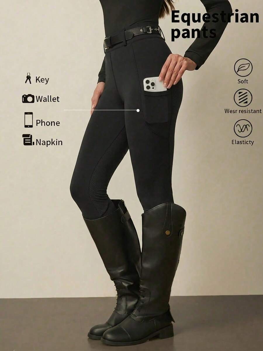 Easithlete Easithlete 女士马术服 - 黑色 - 查看 1