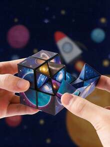 MINKOJA MINKOJA 无限魔方指尖玩具，减压益智玩具，创意礼物，培养动手能力和思维模式，家庭聚会和送礼佳品！指尖玩具，玩具，感官玩具，Jucarii，橡皮泥，磁力球 - 彩色 - 查看 7