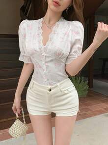 Livesso 女士襯衫 - 白色 - 查看 5