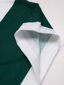 RONVEXI Men's Casual Striped Tank Top, Summer Versatile Green & White Striped Tank Top For Men - Green - View 7