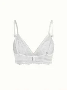 PetitDoll Women's Cherry Print Casual Everyday Bra - White - View 5