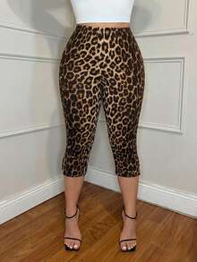 SHEIN SXY Quần legging nữ 7/8 xẻ hông gợi cảm phong cách thường ngày, trang phục thường ngày cho nữ - Nhiều màu - Xem 7