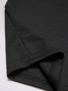 RONVEXI Men Solid Tank Top - Black - View 7