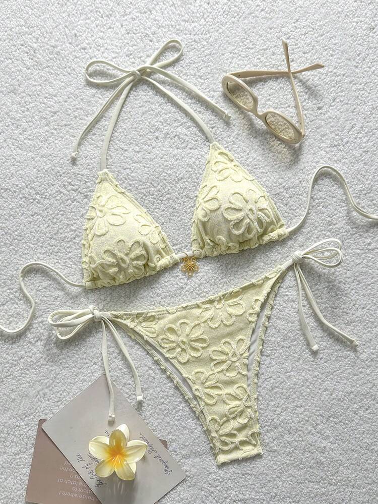 Soleia Women Bikini Sets - Light Yellow - View 1