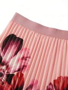 SHEIN Clasi 女款優雅花卉印花夏季裙 - 彩色 - 查看 6