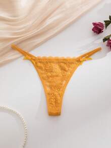 Lullawish 12pcs/Set Romantic Sexy Lace Women's Thong Panties, Assorted Colors - Multicolor - View 7