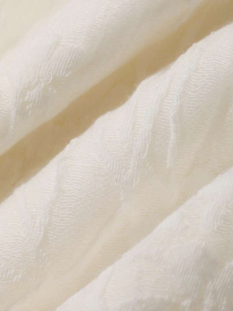 Spring & Summer French Style Sweet Cute Youthful Unique Versatile New White Lace Patchwork Hollow Out Women Skirt