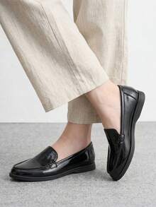 CUCCOO BIZCHIC 女士休闲套脚平底运动鞋 - 復古黑色 - 查看 4