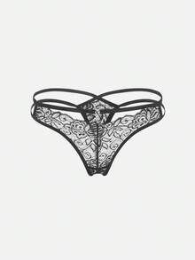 Bella Beso 5pcs/Pack Women's Sexy Lace Thong Panties - View 9