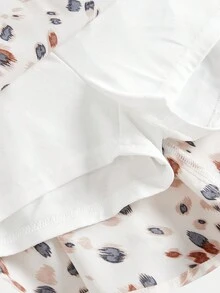 Firerie Kids Firerie Kids Vestido Halter de Bolinhas para Meninas Pré-Adolescentes, Vestido de Princesa Adequado para Ocasiões Formais, Passeios, Férias, Versátil, Combinando com Roupas de Irmã/Família, Roupa Fofa para Meninas - Café - Visão 5