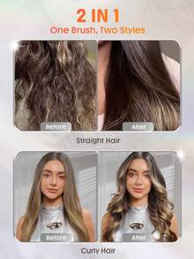 SHEGLAM HAIR It-Curl Thermal Brush,32mm Hair Curling Brush,Volumizing Hot Brush Hair Root Volume & Loose Curls,Ionic Straightening Brush,Newly Upgraded Composite Comb Teeth,Negative Ion Function,2-Level Temp,Hair Care Without Damaging Hair,Fast Heating Thermal Brush Suitable For Hair Salons,Families And Travel Graduation Birthday Holiday Summer Fall Autumn Y2K Fancy Fashion Women Makeup Cosmetic Party Beach Travel Camping Outdoors School Campus Trip Festivals Decor Gift Present Rose Girl Cosplay Best Color Charm Vibe Pink Curler Hair Care Hair Waffler Perfume Birthday Gift Pink Makeup Beach School Festivals Hair Care Y2K Travel Essential Cruise Vacation Summer Universal Voltage Hair Accerssories Women's Accessories Hair Brush - US A Type Plug(110-127V) - View 6