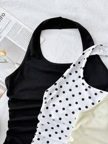 Camisetas sin mangas y camisolas para niñas preadolescentes Caja sorpresa Compra 1 Obtén 2 Gratis [5 conjuntos aleatorios, se envían 3 conjuntos] - Multicolor - Ver 2