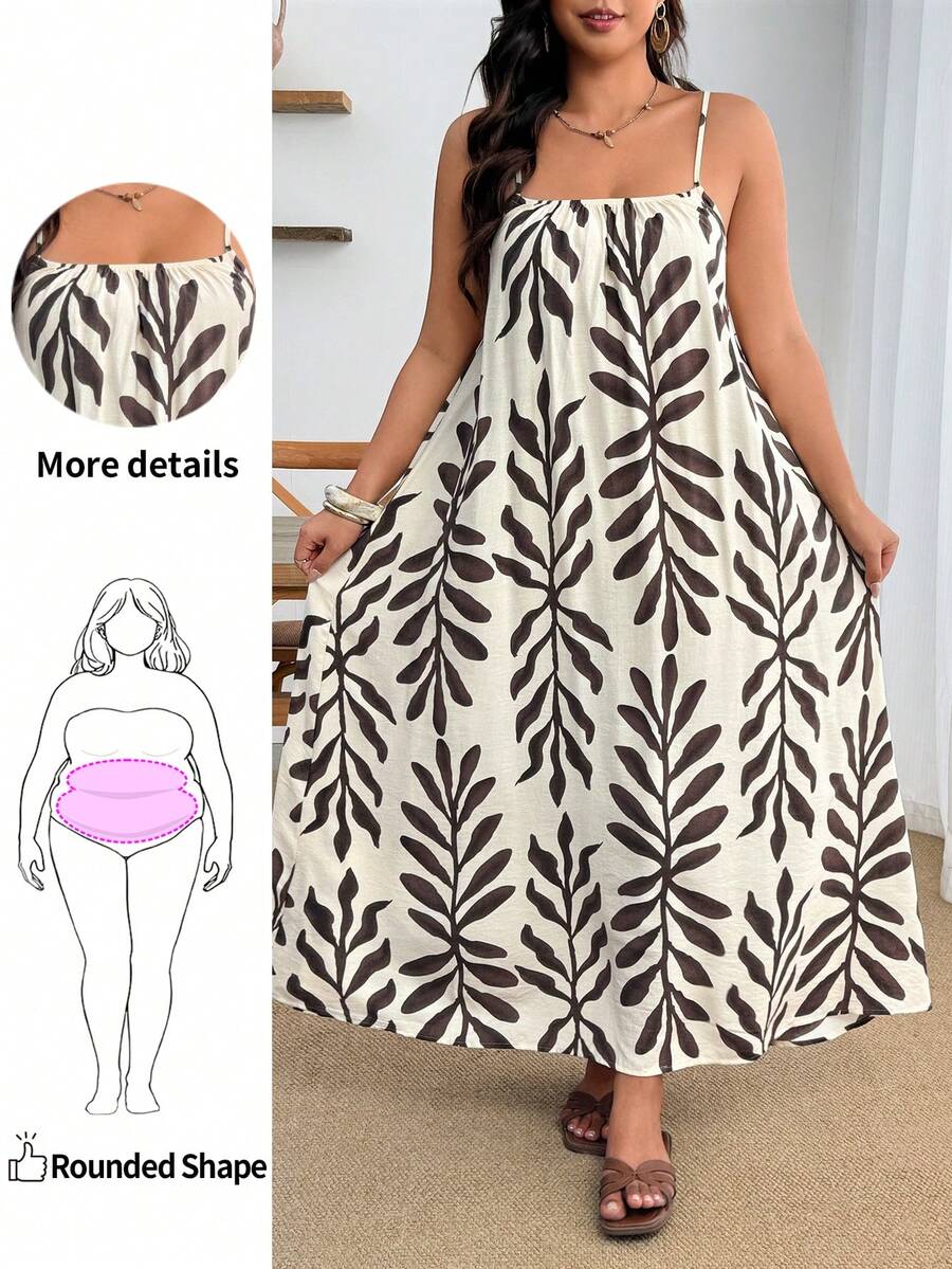 Enliva Vestido feminino plus size de verão casual com estampa floral, vestido feminino para férias, vestido de manga curta, vestido casual de verão, vestido de verão, vestido, vestido feminino casual de primavera/verão para férias, vestido feminino de verão - Multicolorido - Ver 1