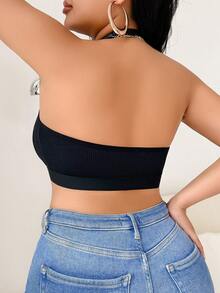 SHEIN 3件套大码前开式蕾丝拼接内衣文胸套装 - 彩色 - 查看 2