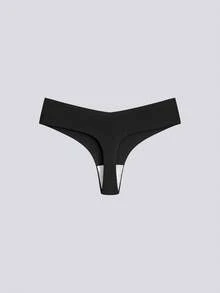 Loungeista 5pcs Women Seamless Invisible Sexy Comfortable T-Style Briefs, Quick Dry Sports G-String, All Day Comfort - Multicolor - View 9