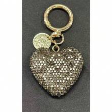 Valentine's Day Gift Heart-Shaped Keychain, Wristlet Sparkling Keychain, Women's Keychain, Car Key, Wallet Charm, Handbag, Backpack Accessory, Engagement, Wedding, Birthday Party Gift - multicolor - View 12