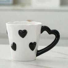Love Handle, Cute Cartoon Hand Drawn Ceramic Cup, Milk Mug, Coffee Cup - Multicolor - View 8