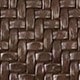 Woven coffee brown