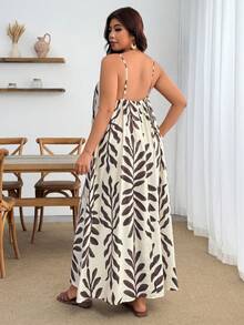 Enliva Vestido feminino plus size de verão casual com estampa floral, vestido feminino para férias, vestido de manga curta, vestido casual de verão, vestido de verão, vestido, vestido feminino casual de primavera/verão para férias, vestido feminino de verão - Multicolorido - Ver 2