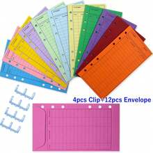 Budget Envelope System, Binder Cash Envelopes, Monthly Weekly Budget Planner Organizer With Budget Stickers For Saving Money Sinking Fund Financial Planning - multicolor - View 19