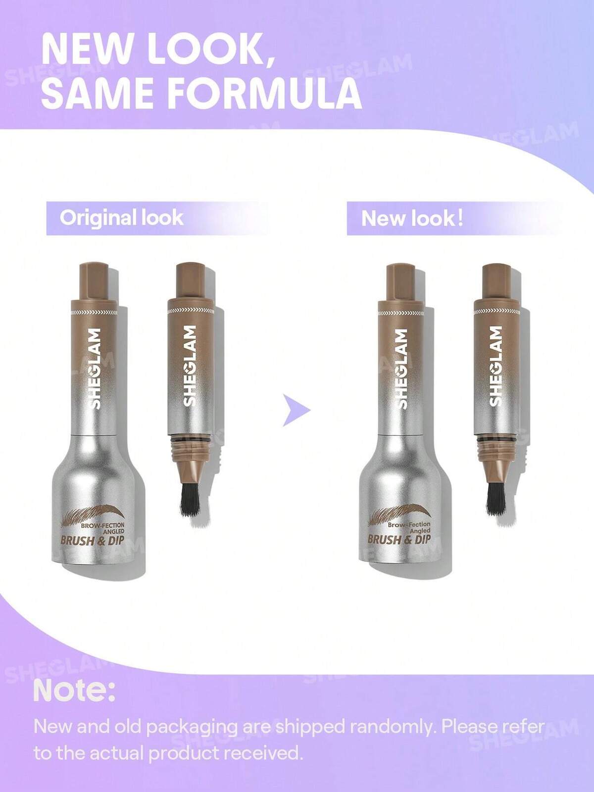 Brow-Fection Angled Brush & Dip-Auburn