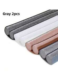 2 Pcs Door Bottom Sealing Strip, Door Bottom Insulation Sealing Strip, Door Seam Sealing Strip, Adjustable Door Bottom Sealing Strip, Windproof And Windproof Sealing Strip, Soundproof, Windproof, Insect Proof, High Durability Rubber Textile Composite Material Soundproof, Waterproof, Anti Roll Door Bottom Sealing Strip, Suitable For Bedroom Doors, Home Decoration, Heat-Insulating, Windproof Sealing Strip, Silent Home Sealing Barrier Protection. - multicolor - View 7