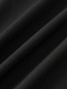 GlowEve CURVE 女款優雅休閒度假通勤洋裝，黑色編織面料搭配對比蕾絲設計，蕾絲胸衣腰部傘裙中長洋裝，夏季復古時尚穿搭，復古風格洋裝，辦公室穿著，婚禮賓客洋裝，鄉村風格洋裝，洋裝，夏季洋裝，夏季穿搭，海灘穿搭，海灘洋裝，外出洋裝，女款度假穿搭，度假洋裝，女款休閒洋裝，女款優雅洋裝，黑色洋裝 - 黑色 - 查看 6