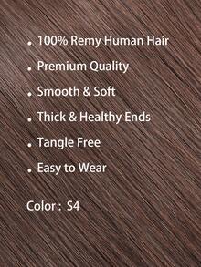 Seamless Clip Ins 7pcs Dark Brown 130g/150g Full Head Seamless PU Clip Ins Extensions 100% Cuticle Aligned Double Drown Remy Human Hair Invisible Clip In Hair Extensions Hair Extensions - S4 - View 2