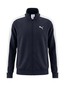 Puma Men's Sports Jackets Lightweight Premium Warm Hiking Daily Training Blue 692462-16 - New Navy - View 1
