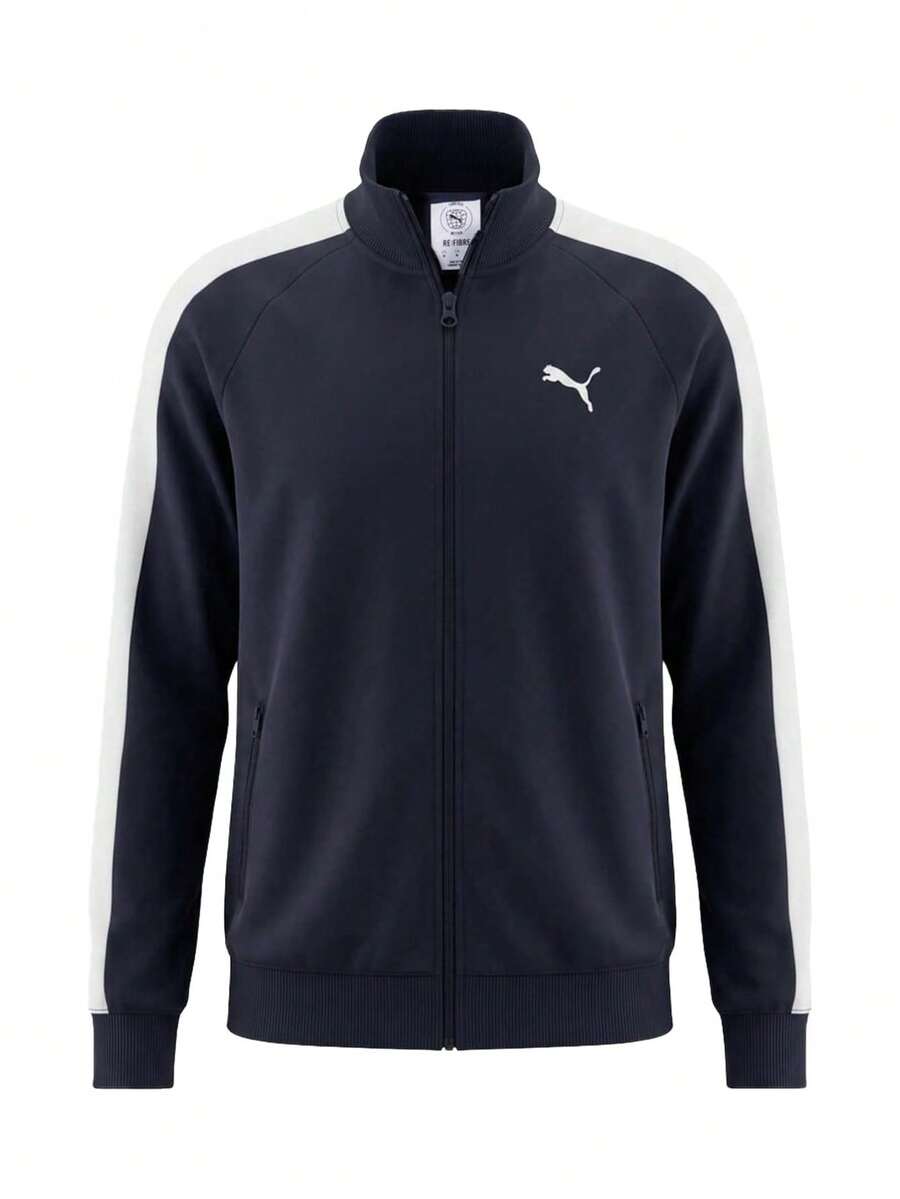 Puma Men's Sports Jackets Lightweight Premium Warm Hiking Daily Training Blue 692462-16 - New Navy - View 1