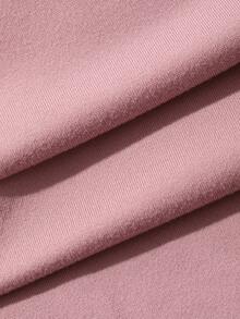 Livesso Women's Solid Color Comfortable Single-Breasted Long Sleeve Top And Casual Pants Pajama Set Fall - Pink - View 9