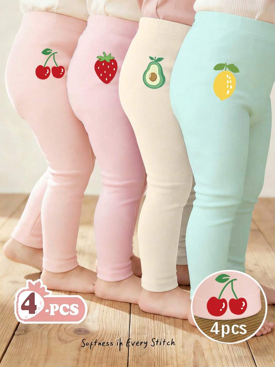 Souflis Souflis [Random 4pcs Sent]Spring/Summer Series, Dopamine Cream Spring/Summer Color Palette, Bohemian Style Floral, Daisy, Plant, Bow Pattern, - Multicolor - View 1