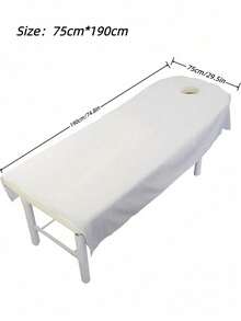 1PC 75cm X 190cm Premium Spa Massage Table Cover Easy Clean Salon Couch Sheet Face Hole Design Elastic Fit For Beauty Clinic Tattoo Shop Chiropractic Mat Must Have - Multicolor - View 10