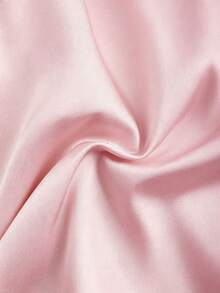 GlowEve Conjunto elegante de dos piezas para mujer con top de tirantes de unicolor con diseño de nudo y pantalones - Rosa - Ver 8