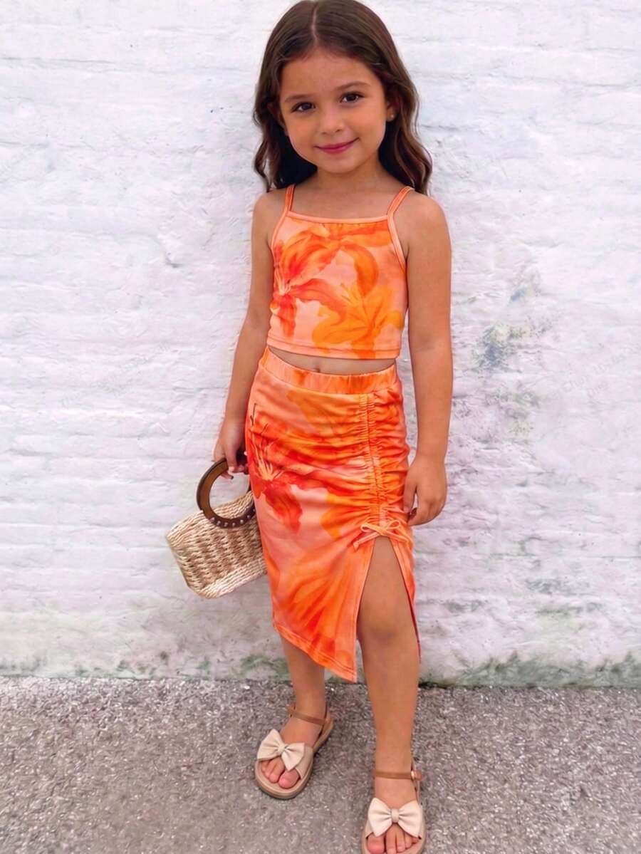 Emery Rose Kids Emery Rose Kids 女童幼童套裝，優雅可愛度假休閒風，獨特設計
