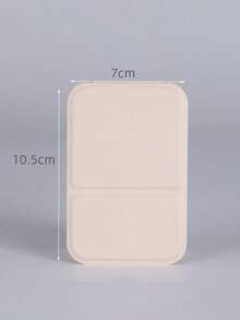Portable Makeup Mirror, Solid Color, PU Leather, Minimalist Compact, Foldable, Cute Pocket Mirror, Birthday/Graduation Gift, Home Decor, Back To School Supplies,Giveaways,Travel,Cheap Stuff,Travel Essential - Multicolor - View 8