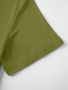 Sport MetroGents T-shirt de sport à manches courtes et col rond avec imprimé botanique pour hommes, idéal pour l'entraînement estival et la course à pied. - Noir - Voir 3