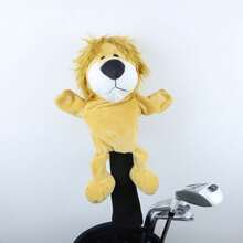 1 Piece Plush Cartoon Animal Golf Club Headcover, Cute Animal Golf Club Protector, Mixed‑Color Flannel Fabric, Ideal For Golf Enthusiasts, Golf Accessory, Sturdy & Durable, Adorable - Multicolor - View 12