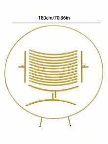 1 Conjunto de Metálicos Redondos para Balões, Suportes de Balões de 4.92/5.9/6.56 Ft, Cenários de Festa, Adequado para Decorações de Feriados, Aniversários, Casamentos e Formatura. - Visão 11