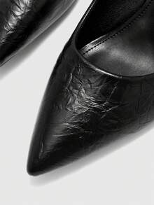 CUCCOO BIZCHIC Women's Pointed Toe Versatile High Heel Pumps For Daily Commute For Christmas Spring Shoes - Quiet Night Black. - View 8