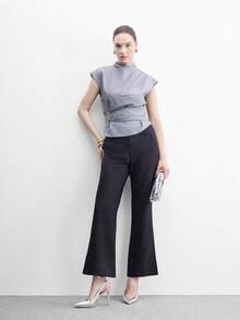 CUCCOO BIZCHIC 女款粉色尖頭細高跟綁帶涼鞋，優雅可調節扣環高跟鞋，適合辦公室工作、婚禮派對，舒適高跟鞋適用於全年所有季節 - 銀色. - 查看 6