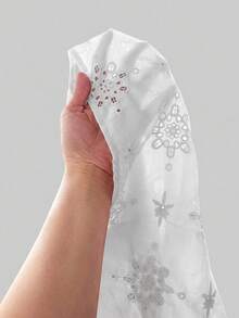 Maija Kids Maija Kids 青少年女孩寬鬆刺繡布料襯衫、上衣、開學季、夏季上衣、Y2k、女童衣服、女童襯衫、秋季、度假、波西米亞風上衣 - 白色 - 查看 8